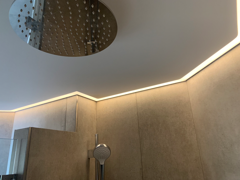 LED rand verlichting in uw plafond